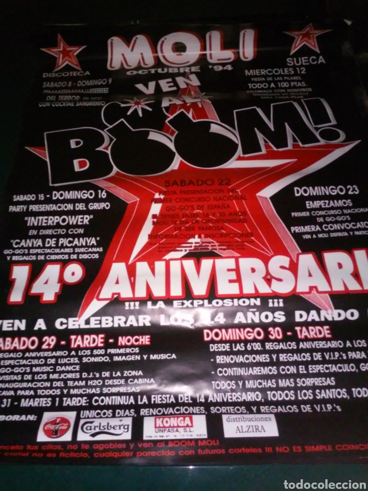 Carteles: cartel poster discoteca Moli - Foto 1
