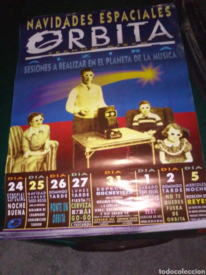 Carteles: Carteles posters discoteca Orbita - Foto 1