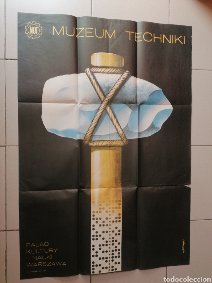 Carteles: Antiguo cartel MUZEUM TECHNIKI - Foto 1