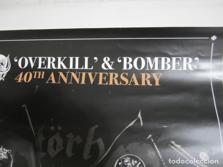 Carteles: poster motorhead 40 aniversary overkill & bomber - Foto 2