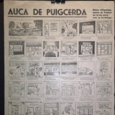 Affissi: AUCA - ALELUYA - AUCA DE PUIDCERDA - 32 X 44 CM - PRINCIPIOS SIGLO XX