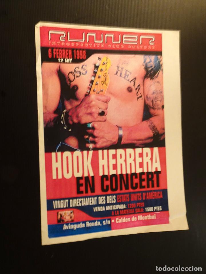 Carteles: POSTER - CARTEL - HOOK HERRERA EN CONCIERTO - A&Ntilde;O 1998 - Foto 1