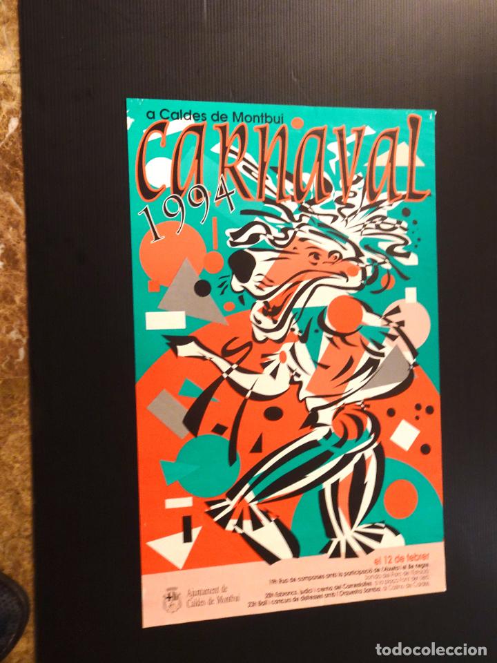 Carteles: POSTER - CARTEL - CARNAVAL - CALDES DE MONTBUI - 1994 - Foto 1