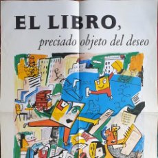 Carteles: CARTEL EL LIBRO, PRECIADO OBJETO DEL DESEO. MARISCAL 1992