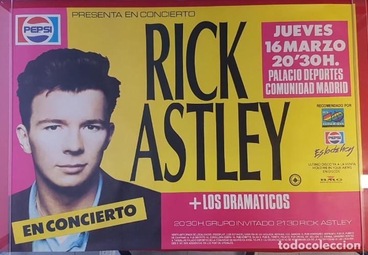 Carteles: CARTER DEL CONCIERTO RICK ASTLEY EN MADRID - Foto 1