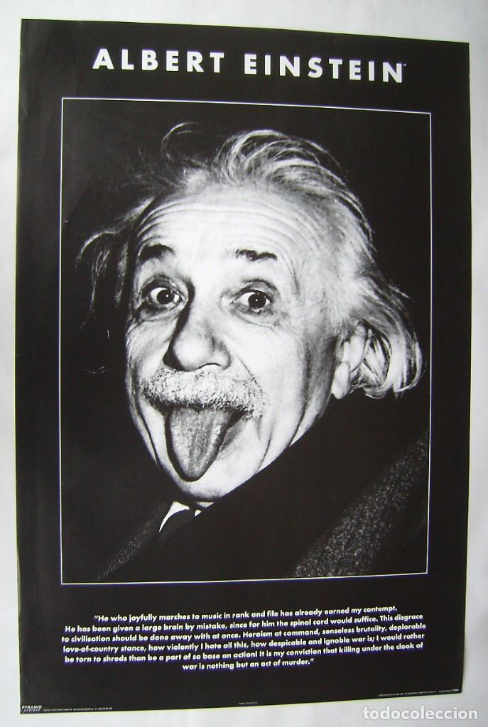 Carteles: ALBERT EINSTEIN. P&Oacute;STER 61 X 91 cms - Foto 1