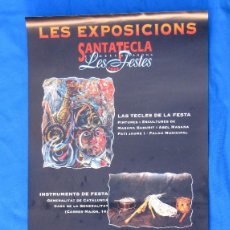 Carteles: CARTEL POSTER. LES EXPOSICIONS SANTA TECLA. TARRAGONA, 1995.. Lote 230260510
