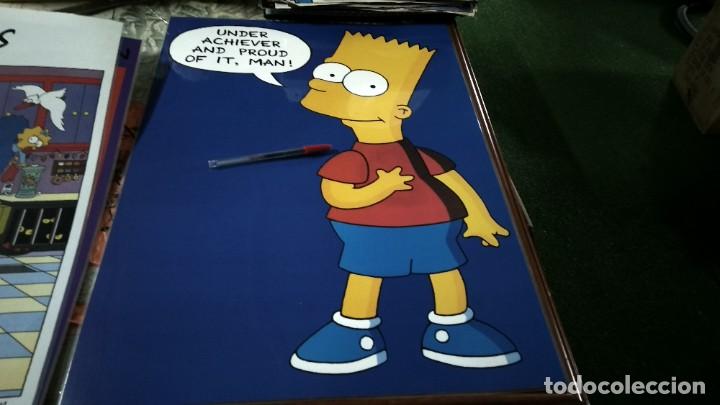 Carteles: POSTER Los Simpson PLASTIFICADO BART SIMPSON DE LOS 90 GRANDE - Foto 2