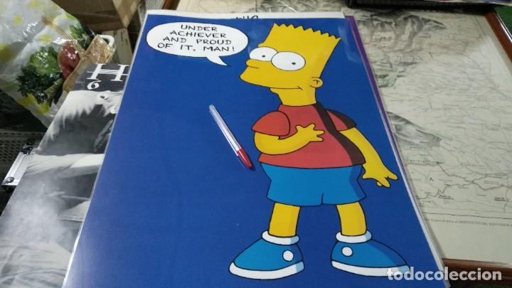 Carteles: POSTER Los Simpson PLASTIFICADO BART SIMPSON DE LOS 90 GRANDE - Foto 3