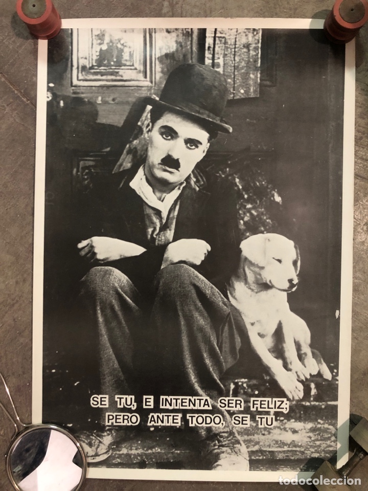 Carteles: Cartel CHARLES CHAPLIN 65x45cm - Foto 1