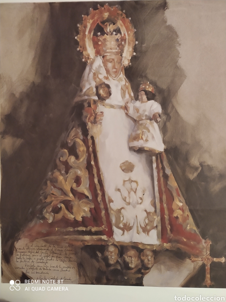 Carteles: L&aacute;mina de la Virgen de Covadonga - Foto 1