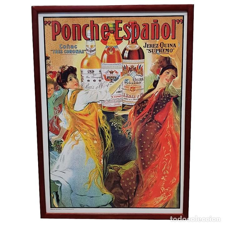 Carteles: Cartel publicitario de &rdquo;Ponche Espa&ntilde;ol&rdquo;. - Foto 1