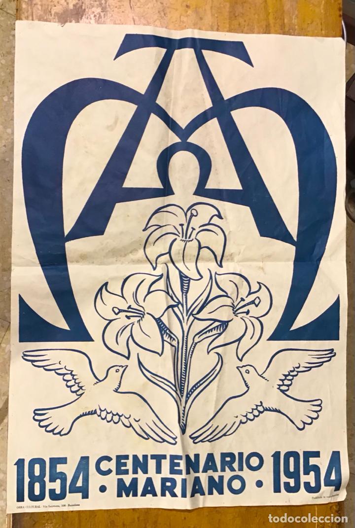 Carteles: CENTENARIO MARIANO, CARTEL 1954 - Foto 2
