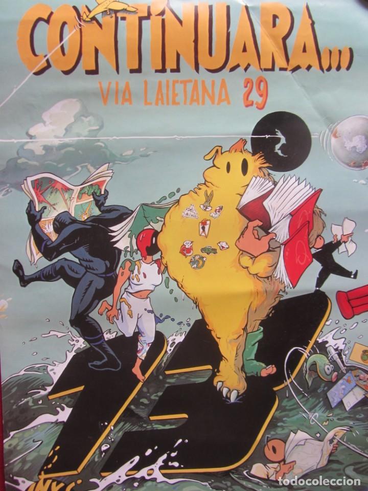 Carteles: CARTEL CONTINUAR&Aacute;. TIENDA DE C&Oacute;MICS. BARCELONA - Foto 2