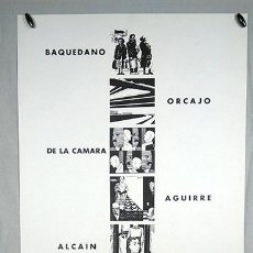 Carteles: FACULTAD DE POLÍTICAS, MADRID, 1968: ALCAÍN, AGUIRRE, BAQUEDANO, DE LA CÁMARA, ORCAJO
