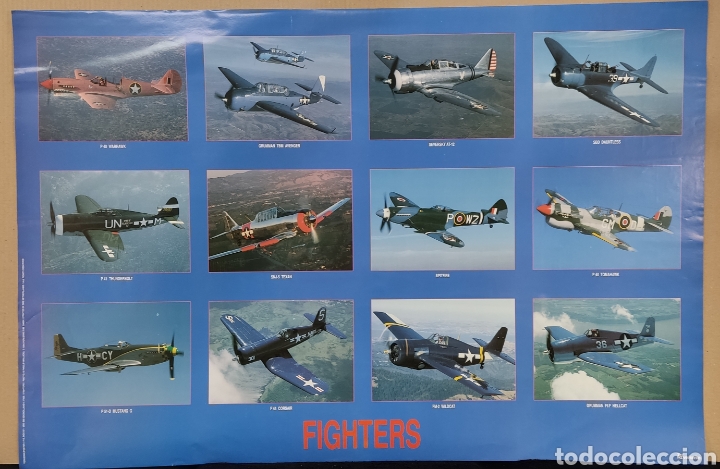 Carteles: Poster de gran tama&ntilde;o, aviones de combate Fighter - Foto 1