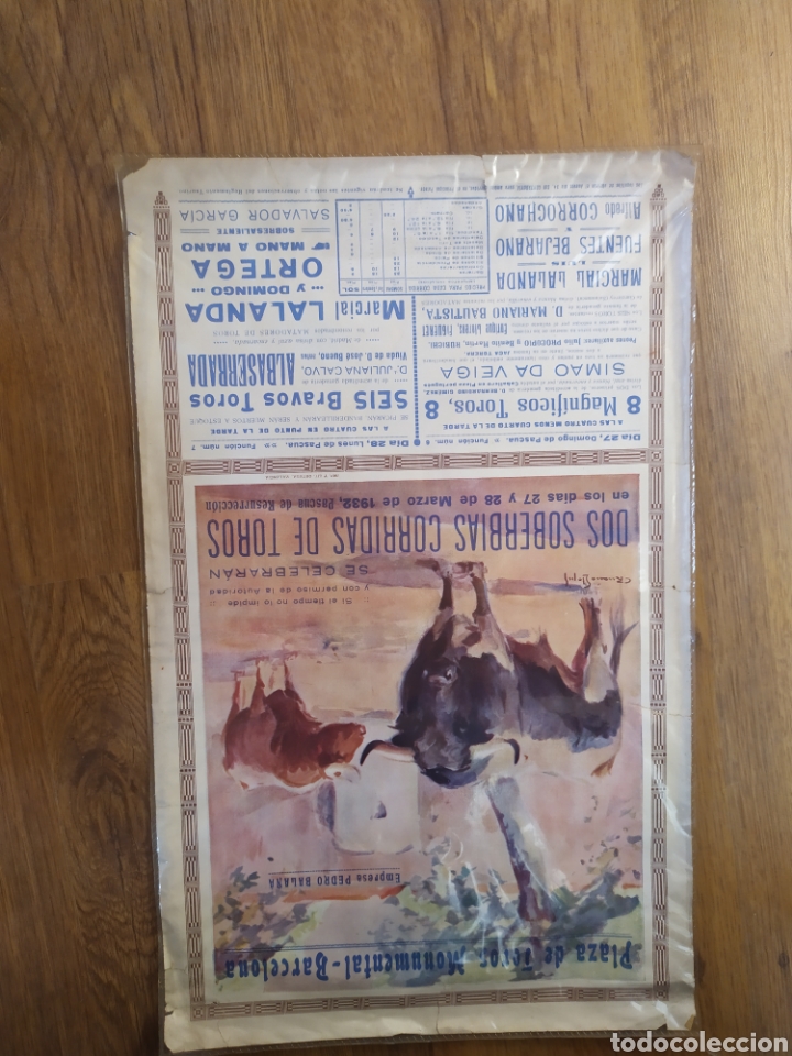 Carteles: Cartel toros monumental 1932 - Foto 2
