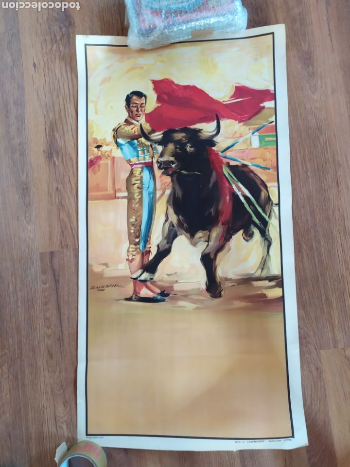 Carteles: Castel toros.modelo 111 laminograf - Foto 1