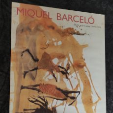 Carteles: MIQUEL BARCELO - POSTER - CARTEL - OBRA SOBRE PAPEL 1979 - 1999 - 68X47,8CM. Lote 287450953