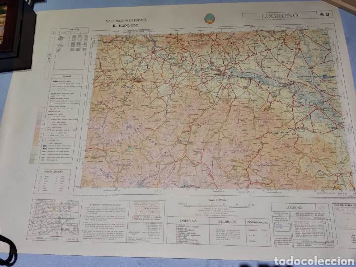 Carteles: Mapa militar logro&ntilde;o - Foto 1