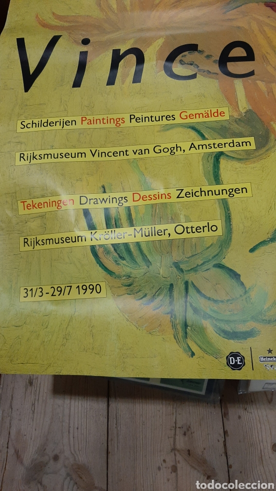 Carteles: VAN GOGH CARTEL GRAN FORMATO 1990 - Foto 3