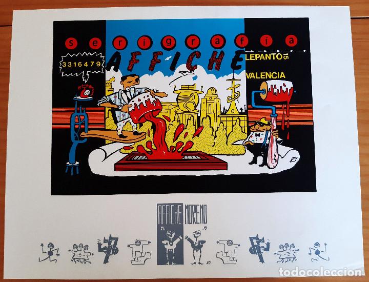 Carteles: SERIGRAF&Iacute;A - AFFICHE - MORENO - PERFECTO ESTADO - Foto 1