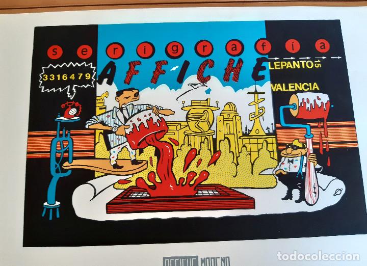 Carteles: SERIGRAF&Iacute;A - AFFICHE - MORENO - PERFECTO ESTADO - Foto 2