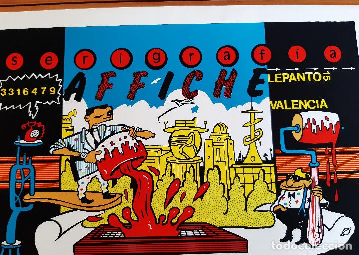 Carteles: SERIGRAF&Iacute;A - AFFICHE - MORENO - PERFECTO ESTADO - Foto 3
