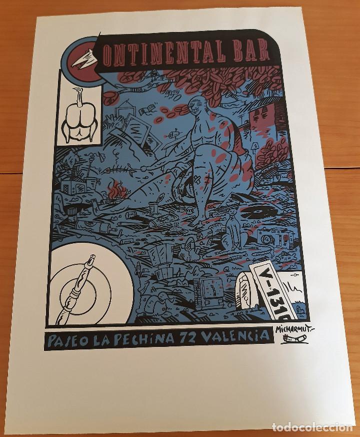 Carteles: MICHARMUT - CONTINENTAL BAR - PERFECTO ESTADO - Foto 1