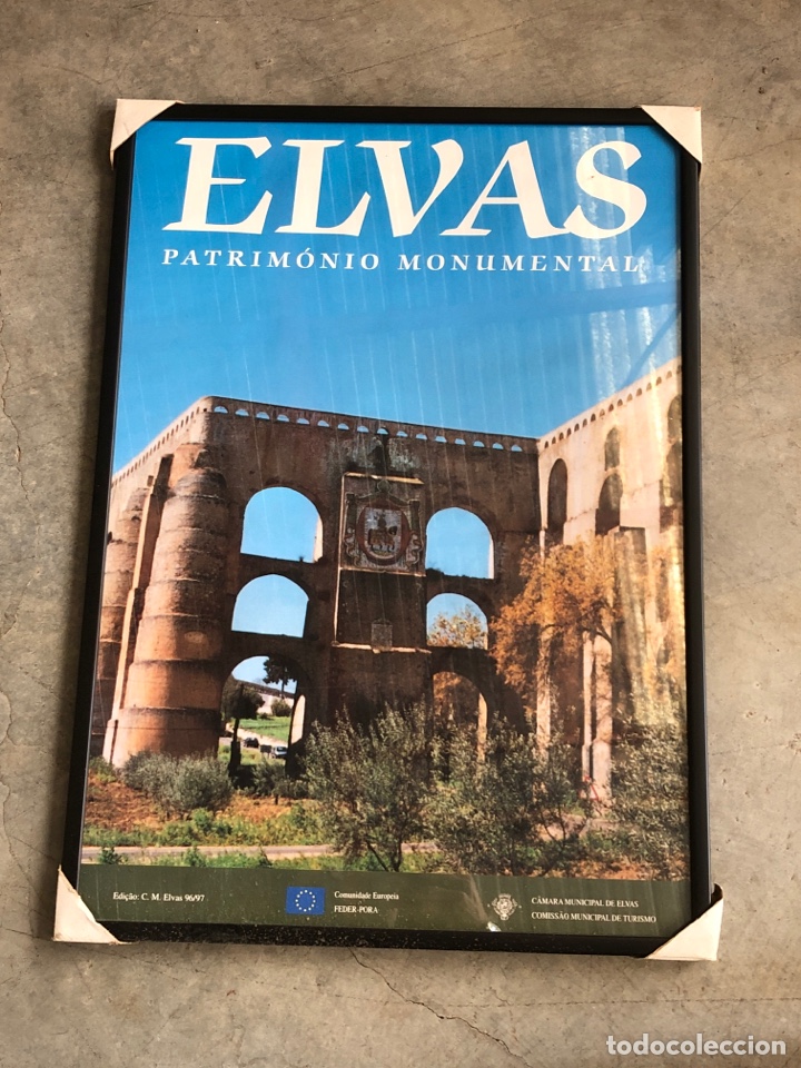 Carteles: CARTEL ENMARCADO DE ELVAS - Foto 1