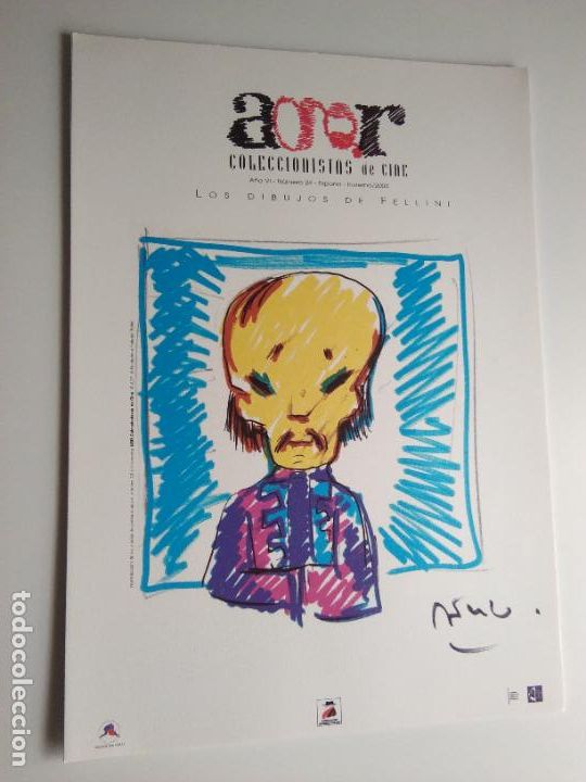 Carteles: LOS DIBUJOS DE FELLINI - Foto 3