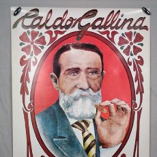 Carteles: CALDO GALLINA, EL PORRO DE LA GENTE FINA. LA GARRAFA DISEÑO, MACHETE PÓSTERS, 1976