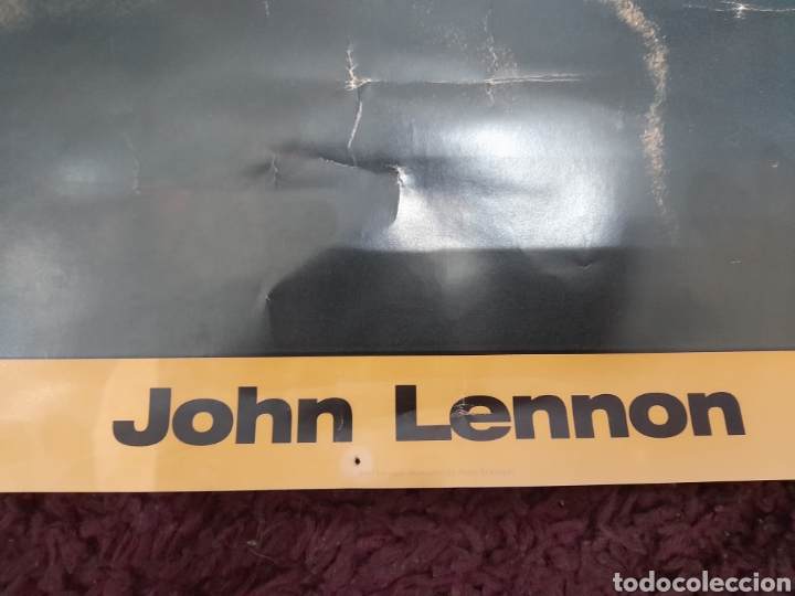 Carteles: Antiguo p&oacute;ster de John Lenon, p&oacute;ster de metro - Foto 2