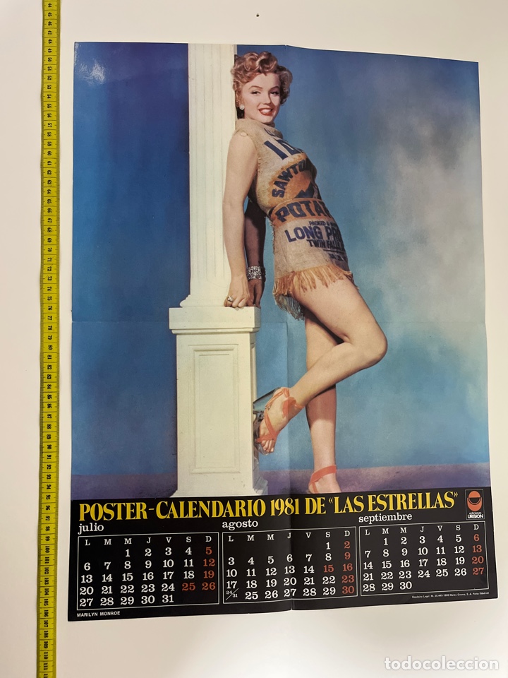 Carteles: A249 - POSTER DE MARILYN MONROE A&Ntilde;O 1981 - Foto 1