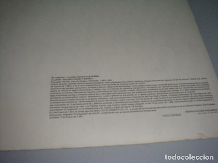 Carteles: EL CAPRICHO COMILLAS CANTABRIA - Foto 2