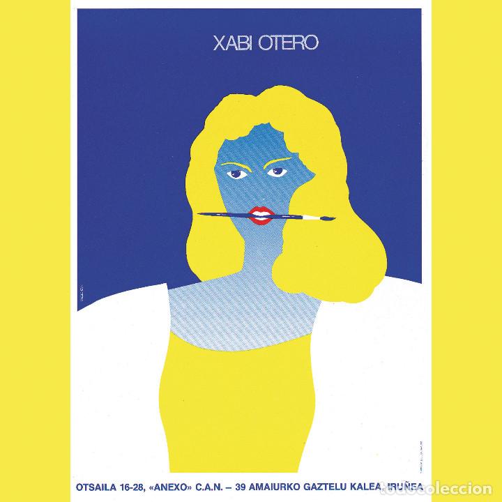 Carteles: CARTEL ORIGINAL 1981. ERAKUSKETA IRUÑEA. CARTEL VASCO. CULTURA VASCA