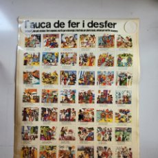 Carteles: L'AUCA DE FER I DESFER. 1975. 80X112 CM ORIOL VERGÉS, PILARÍN BAYÈS. ED MARTÍN CASANOVAS