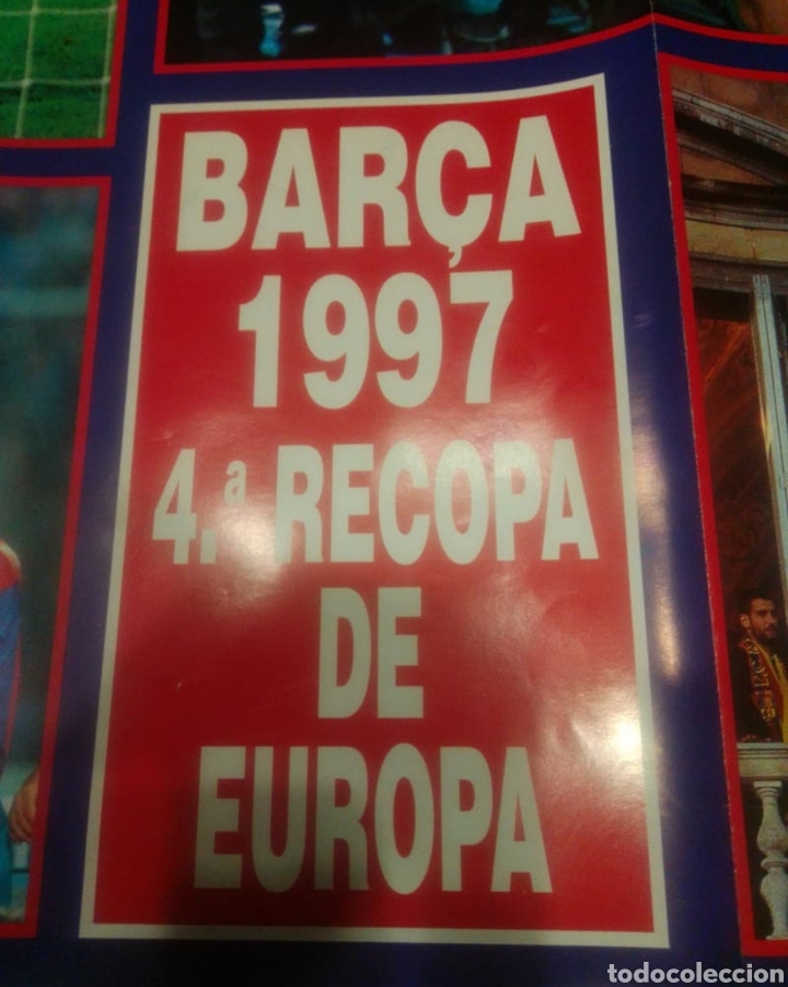 Carteles: POSTER BAR&Ccedil;A 1997 4&ordf; RECOPA de EUROPA - Foto 4