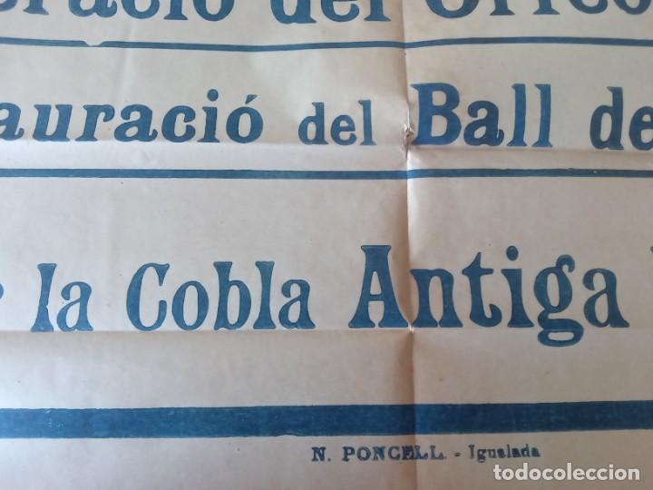 Carteles: Aplec de la Sardana.N.Poncell Igualada. - Foto 3