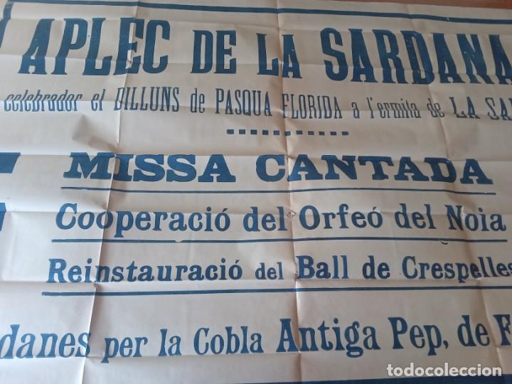 Carteles: Aplec de la Sardana.N.Poncell Igualada. - Foto 1