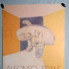 Carteles: ALFONSO FRAILE. CARTEL GALERÍA THEO, MADRID, 1982. Lote 346369253