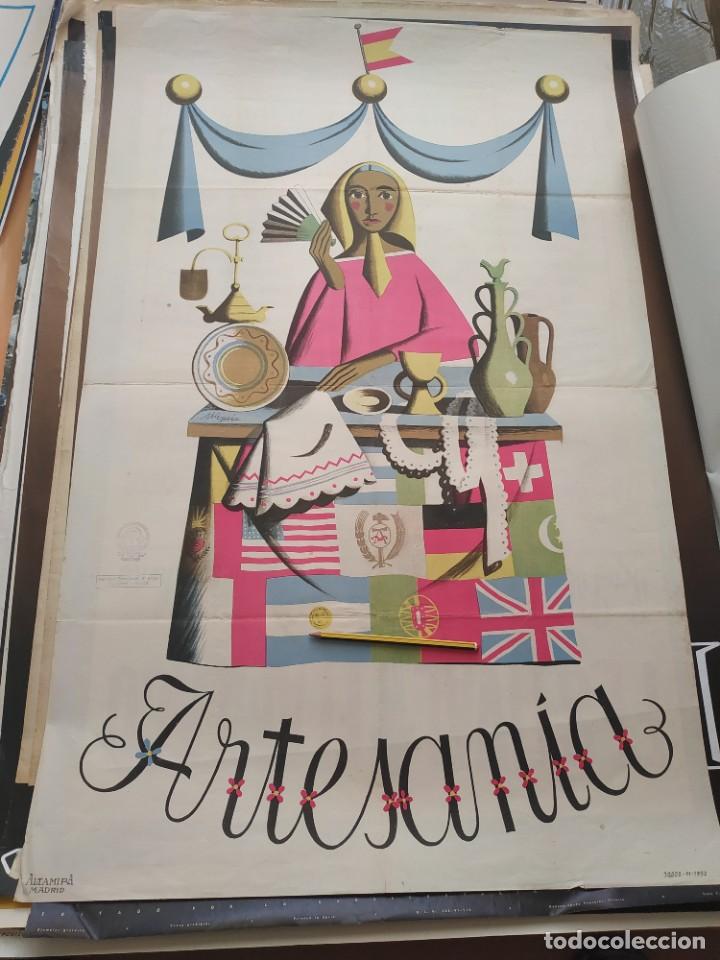 Carteles: CARTEL ARTESANIA 1952 - Foto 3