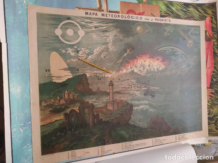 Carteles: MAPA METEOROLOGICO por J. RUIDAVETS - Foto 1