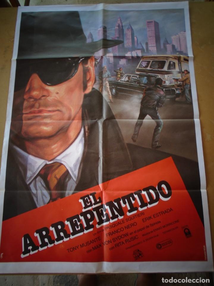 Carteles: CINE. CARTEL 99X70 . EL ARREPENTIDO - Foto 1
