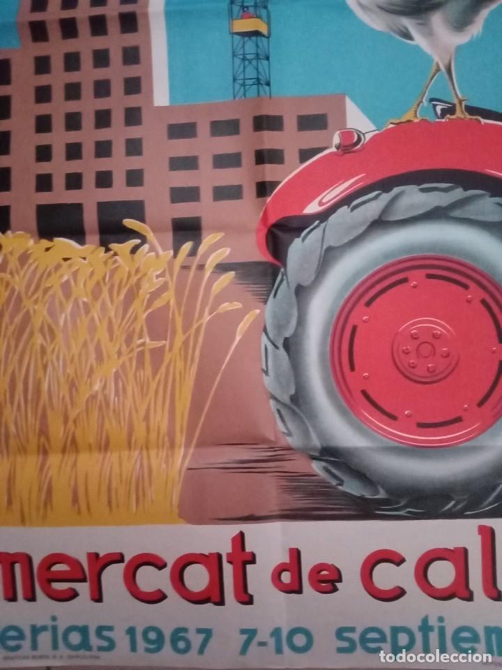 Carteles: Mercat de Calaf.Ferias 1967. - Foto 3