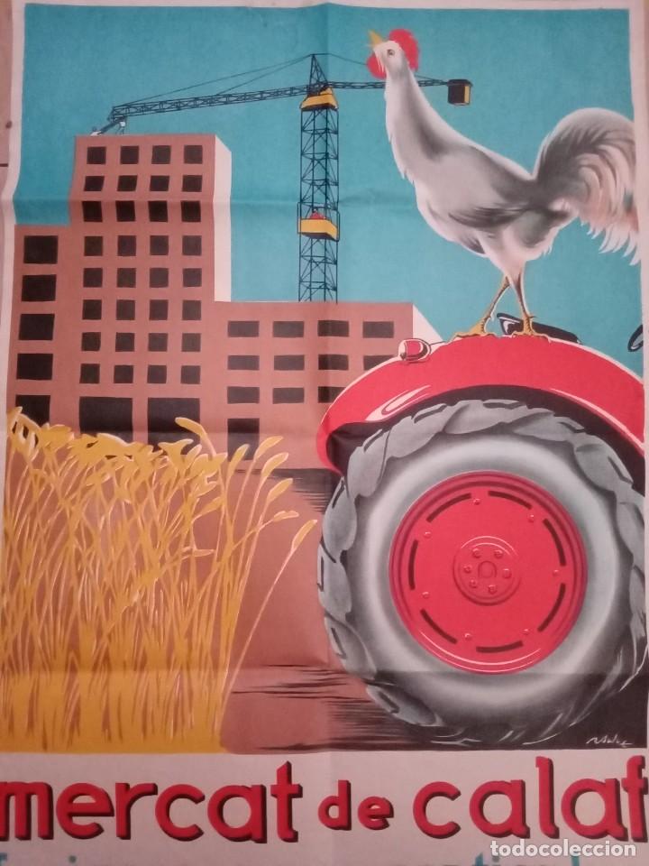 Carteles: Mercat de Calaf.Ferias 1967. - Foto 1
