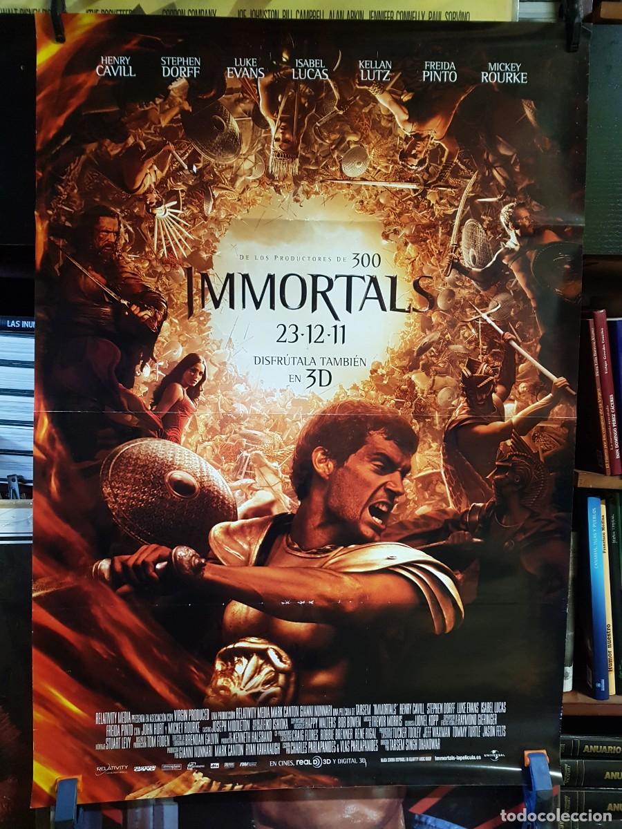 Carteles: CARTEL IMMORTALS 68CMX98CM (ORIGINAL) - Foto 1