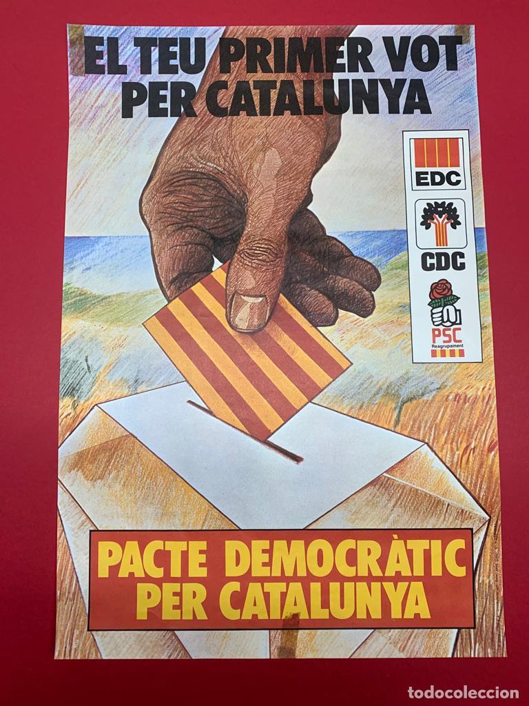 Carteles: Cartel eleciones del Pacte Democr&agrave;tic 1977 - Foto 1