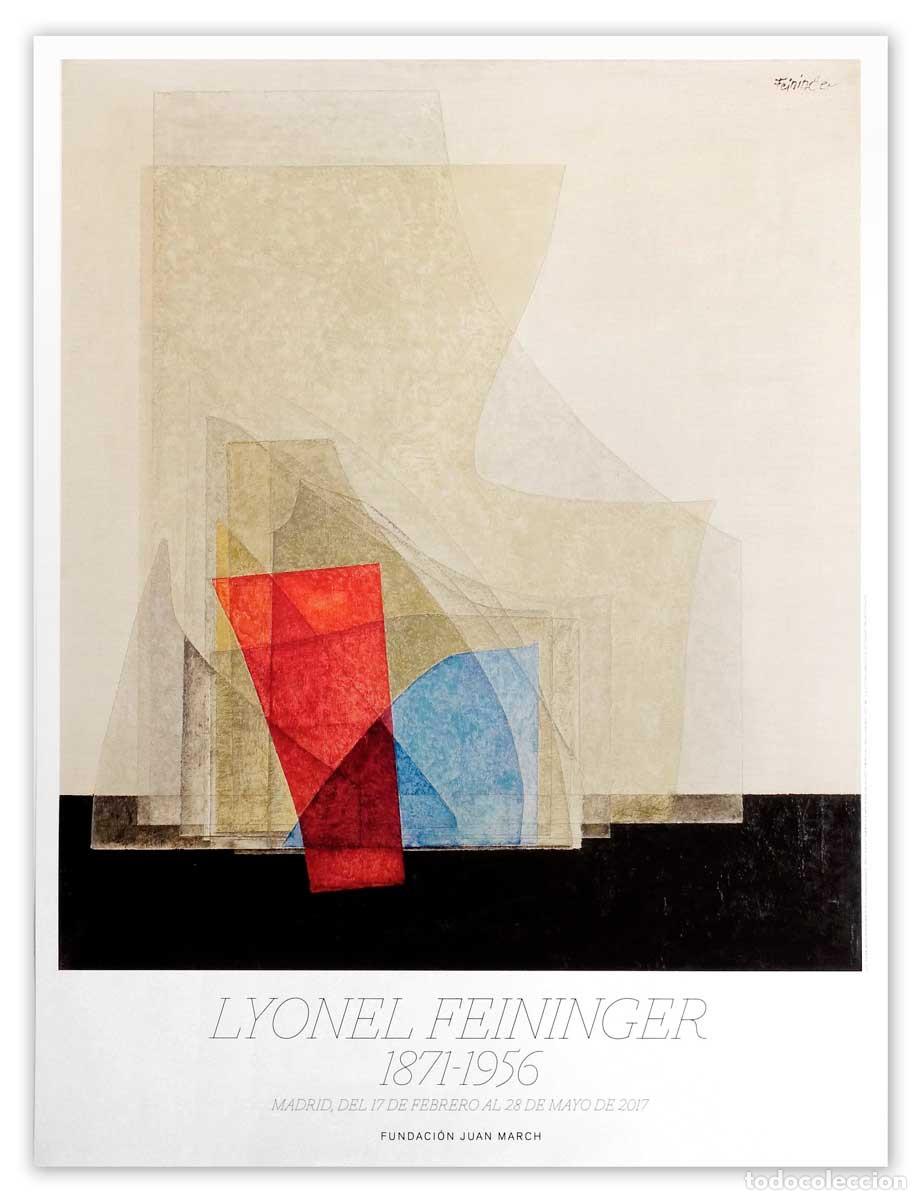 Carteles: LYONEL FEININGER. CARTEL EXPOSICI&Oacute;N. 63X48 - Foto 2