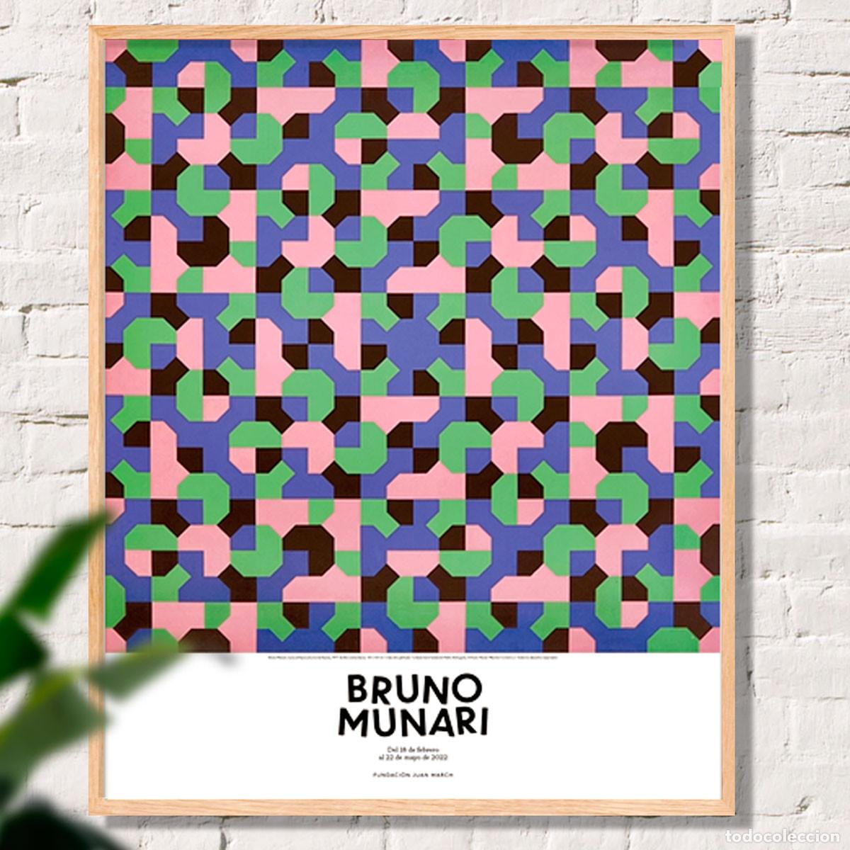 Carteles: BRUNO MUNARI CARTEL EXPOSICI&Oacute;N 67&times;54 - Foto 1